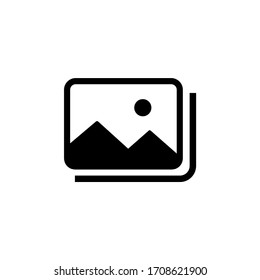 Picture icon vector. Image icon vector illustration