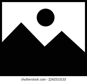 Picture icon vector , image sign icon