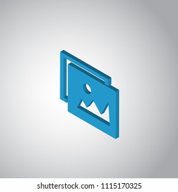 picture icon vector isolated on white background for your web and mobile app design, picture logo concept