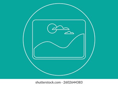 Picture icon vector isolated on white background. Picture vector icon. photo gallery icon vector . 