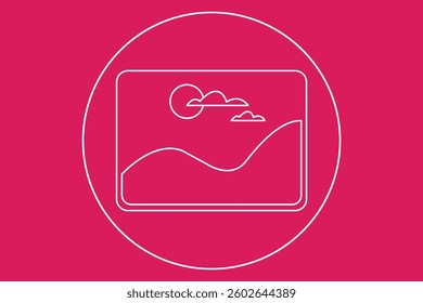 Picture icon vector isolated on white background. Picture vector icon. photo gallery icon vector . 