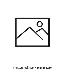 picture icon vector logo template 
