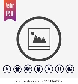 picture icon vector mage icon vector. 