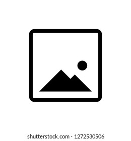 Picture icon vector. photo gallery icon vector