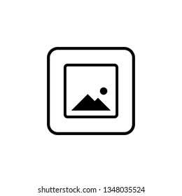 Picture icon vector. photo gallery icon vector