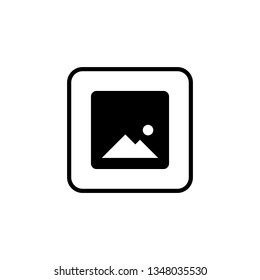 Picture icon vector. photo gallery icon vector