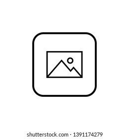 Picture icon vector. photo gallery icon vector