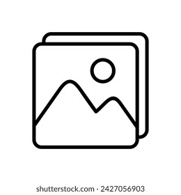 Picture icon vector. photo gallery icon symbol