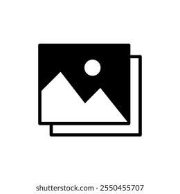 Picture icon vector. photo gallery sign and symbol. image icon