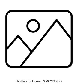 Picture icon vector. photo gallery icon symbol