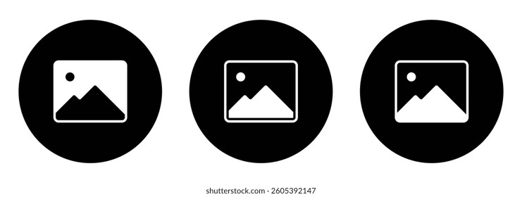 Picture icon vector, photo gallery icon vector, gallery icon vector