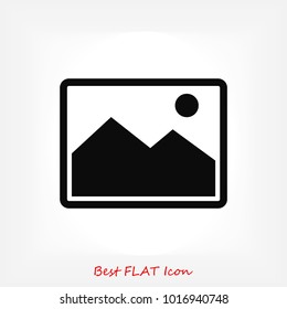 Picture icon vector , stock vector illustration flat design style
