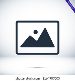 Picture icon vector , stock vector illustration flat design style