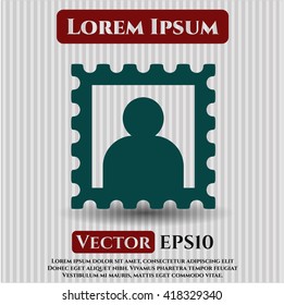 picture icon vector symbol flat eps jpg app web concept website