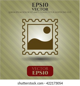 símbolo de icono de imagen vectorial pinos planos jpg sitio web de concepto de aplicación