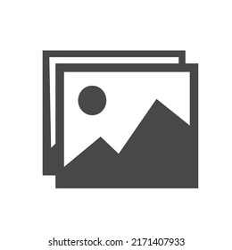 Picture icon vector,image and photograph symbol. Minimal,flat design. Use for mobile,app and web element design.