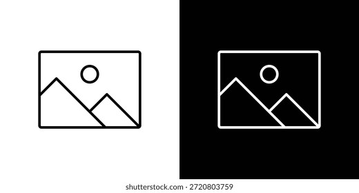 Ícones de imagem símbolos vetoriais de design gráfico. ícone Eps10.