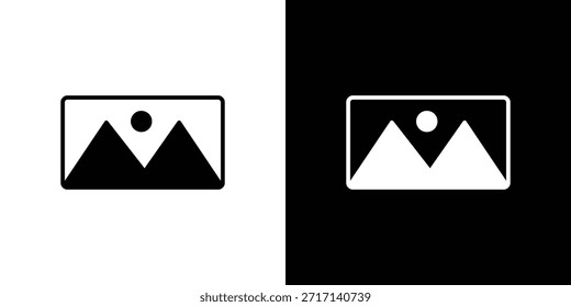 Conjunto de ícones de imagem. ícones de vetor criados em estilo preenchido