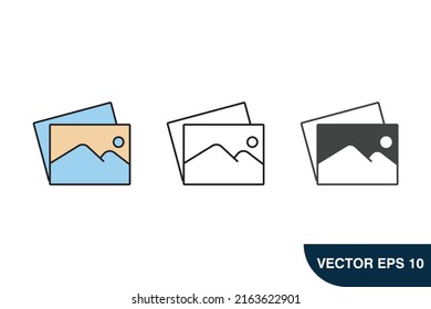 Bildsymbole für Vektorelemente für Infografiken