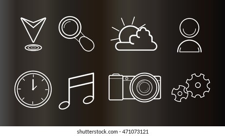 picture icons for web and mobile design