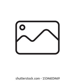 Picture Image Icon design. Vector Illustration
