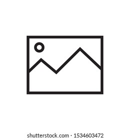 Picture Image Icon design. Vector Illustration