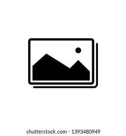 Picture Image Icon Vector Illustration - Vector