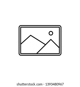 Picture Image Icon Vector Illustration - Vector