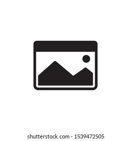 Picture Image Icon Vector Illustration