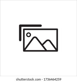 Picture Image Icon Vector Illustration