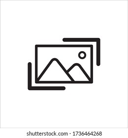 Picture Image Icon Vector Illustration
