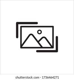 Picture Image Icon Vector Illustration