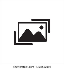 Icono de imagen Ilustración vectorial