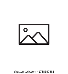 Picture Image Icon Vector Illustration