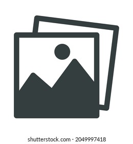 Icono de imagen Ilustración vectorial