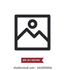 picture image illustration icon vector symbol, eps 10