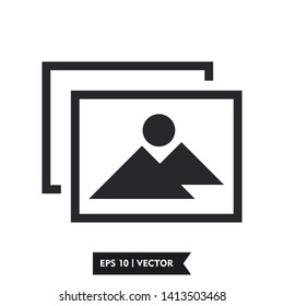 picture image illustration icon vector symbol, eps 10