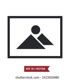 picture image illustration icon vector symbol, eps 10