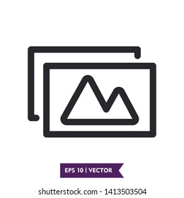 picture image illustration icon vector symbol, eps 10