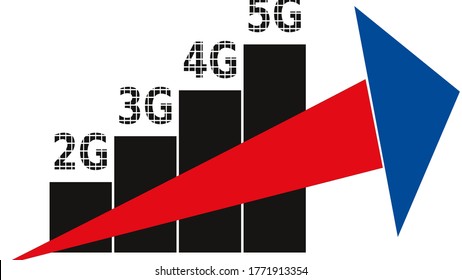Imagen de un viaje en red por internet, diagrama de diseño gráfico vectorial en color blanco y negro.