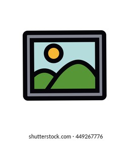 picture isolated icon design