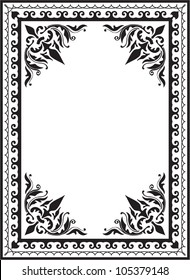 The picture isolated on white
