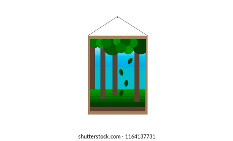 Picture isolated vector illustration 