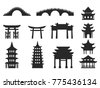pagoda silhouette