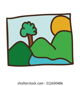 picture of landscape icon