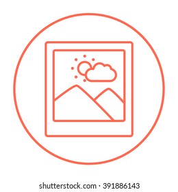 Picture line icon.