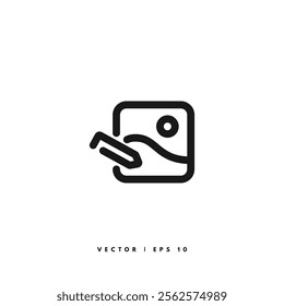 Picture Line Icon. Editable Stroke