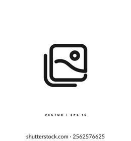 Picture Line Icon. Editable Stroke