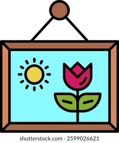 Picture Line vector Icon Design