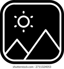 Línea de imagen Vector Icon Design